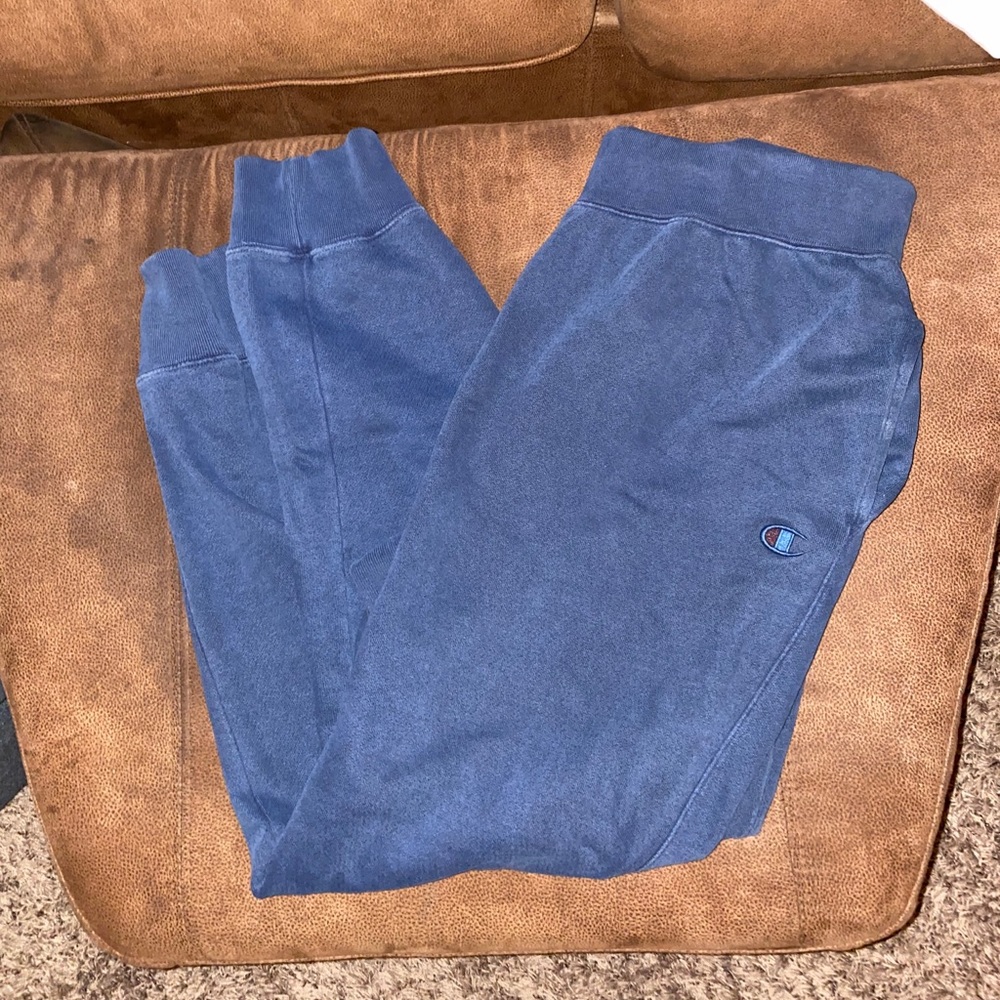 Dark blue champion joggers